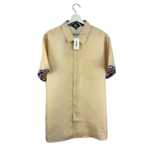 Koszula z krótkim rękawem t-shirt hawajka lata 80 Ouku
