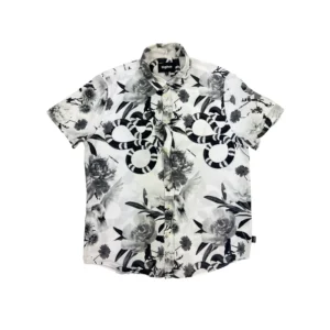 Koszula z krótkim rękawem t-shirt hawajka lata 80 Tigha
