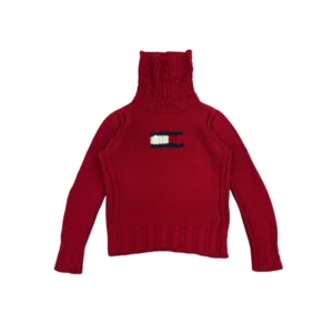 Sweter z okrągłym dekoltem z golfem golf Tommy Hilfiger
