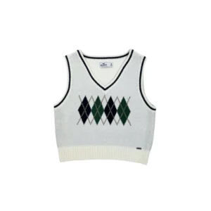 Koszulka na ramiączkach topik top tanktop sweter/sweterek w serek Hollister