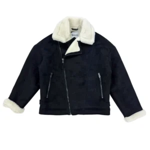 Kurtka bez kaptura sherpa Bershka