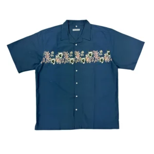 Koszula z krótkim rękawem t-shirt hawajka lata 80 Le Frog Vintage