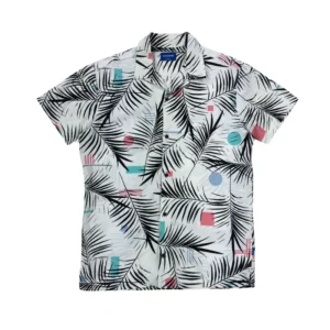 Koszula z krótkim rękawem t-shirt hawajka lata 80 Jack & Jones