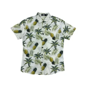 Koszula z krótkim rękawem t-shirt hawajka lata 80 Jogal