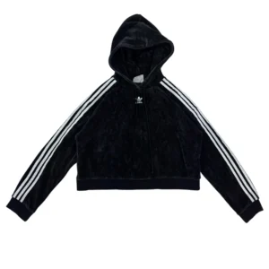 Hoodie bluza z kapturem welurowe Adidas