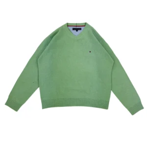 Sweter/sweterek w serek Tommy Hilfiger Vintage