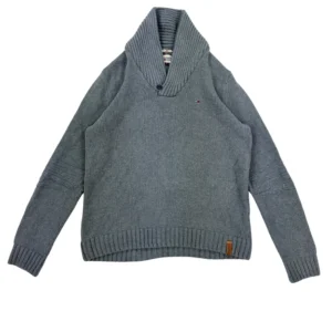 Sweter z okrągłym dekoltem z golfem golf Tommy Hilfiger Denim