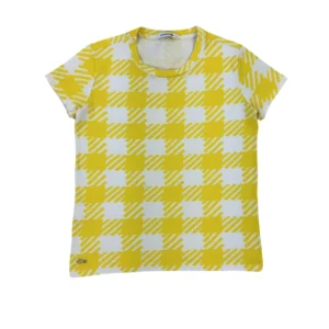 Koszulka z krótkim rękawem tee t-shirt w kratę Lacoste