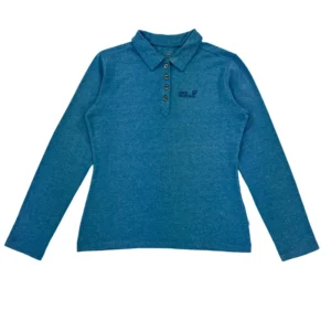 Koszulka polo z długim rękawem polówka longsleeve tshirt Jack Wolfskin